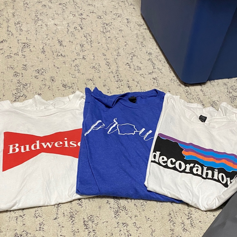 Budweiser, Blue, and Graphic T-Shirts